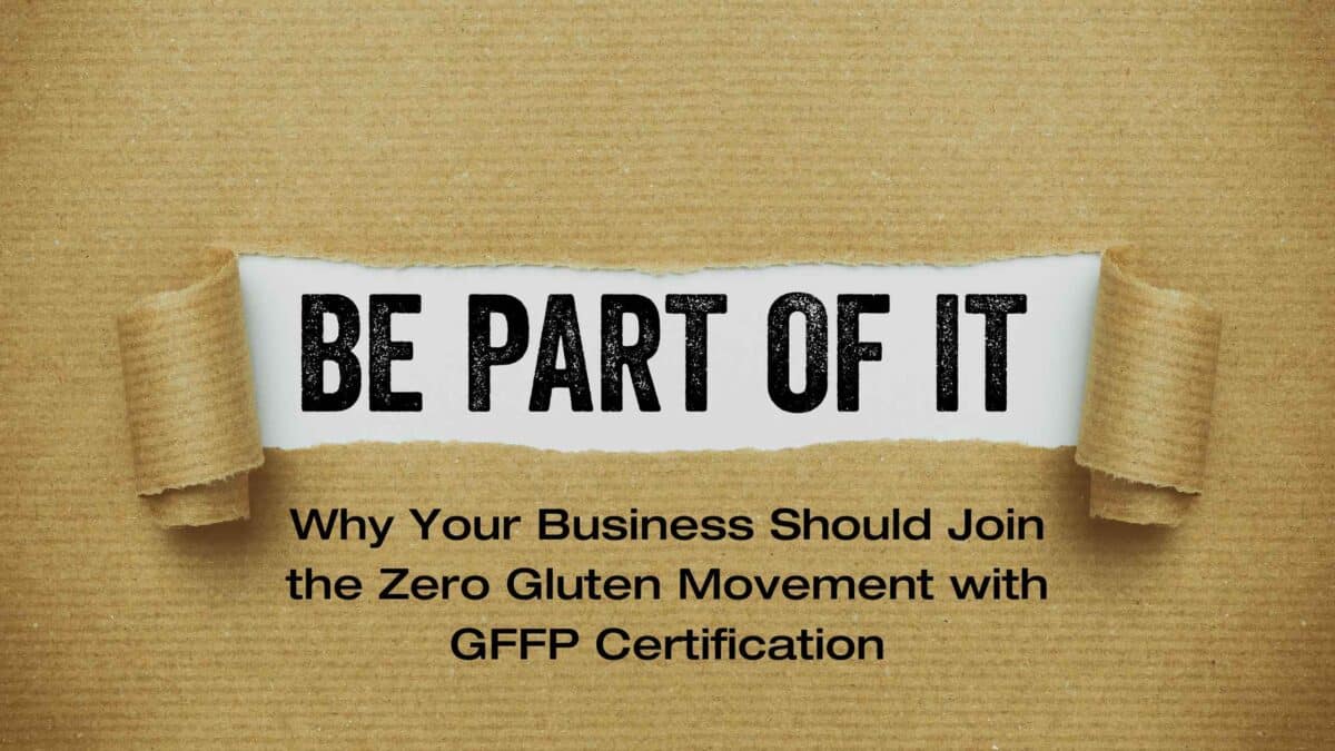 be part of the trend to zero gluten